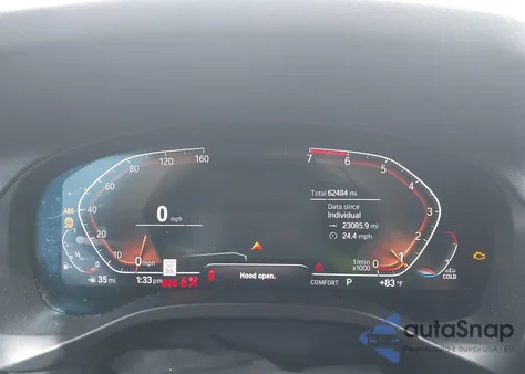 2022 BMW X3 Sdrive30I z USA, uszkodzony, nr VIN 5UX43DP08N9K26259